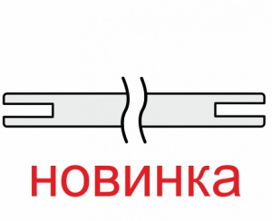 Добор телескоп. 220*10*2800мм. ЭКО-шпон Ясень тёмный