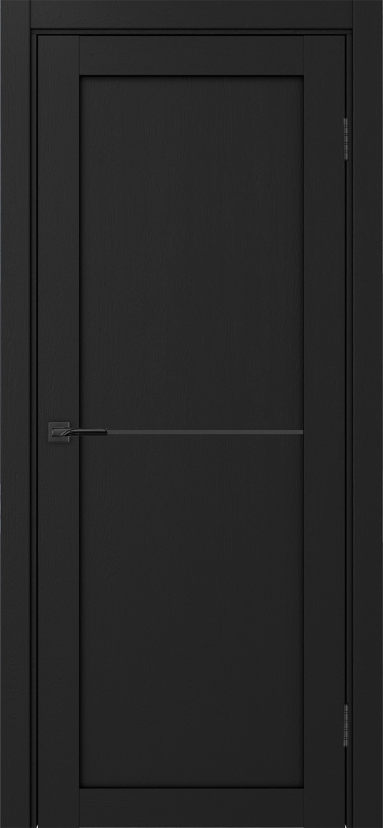 Турин 502АПП.11 молдинг алюм.чёрн: Антрацит, Глухое полотно, Нет