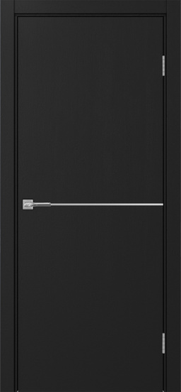 Неаполь_202 молдинг алюм.хром ЭКО-шпон Антрацит