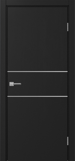 Неаполь_203 молдинг алюм.хром ЭКО-шпон Антрацит