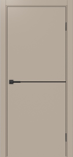 Неаполь_202 молдинг алюм.чёрн. ЭКО-шпон Мокко