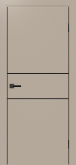 Неаполь_203 молдинг алюм.чёрн. ЭКО-шпон Мокко