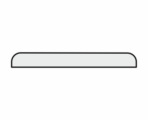 Перекладина наличника 70*6*2070мм. ЭКО-шпон Мокко
