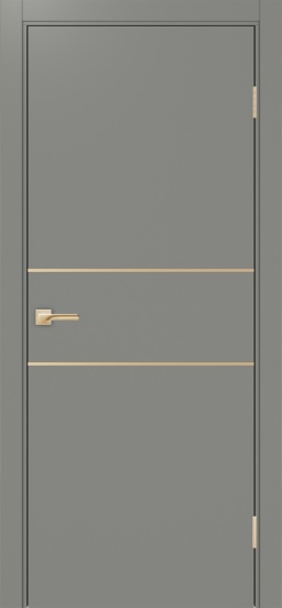 Неаполь_203 молдинг алюм.золото ЭКО-шпон Серый