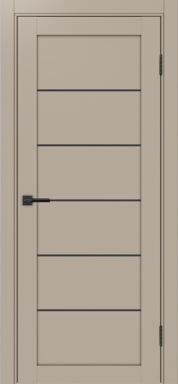 Турин_501AПП.1 молдинг алюм.чёрн. ЭКО-шпон Мокко