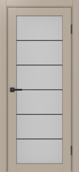 Турин_501АСС.2 молдинг алюм.чёрн. ЭКО-шпон Мокко