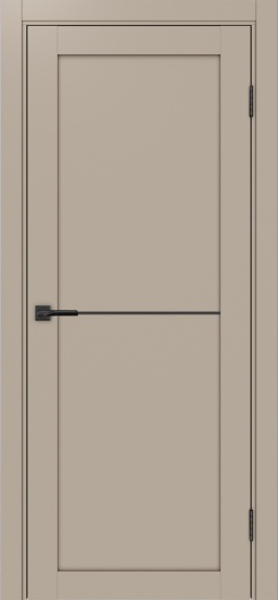 Турин_502АПП.11 молдинг алюм.чёрн. ЭКО-шпон Мокко