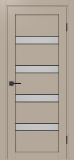 Турин_505AПC.12 молдинг алюм.чёрн. ЭКО-шпон Мокко