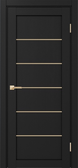 Турин_501AПП.1 молдинг алюм.золото ЭКО-шпон Антрацит