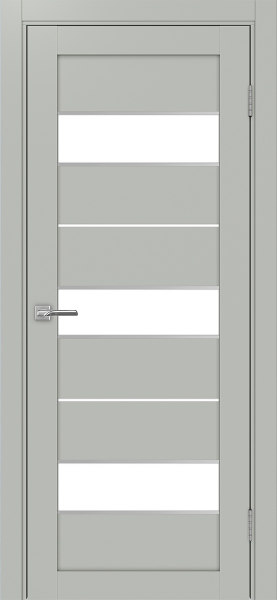 Турин 526АПС.122 молдинг алюм.хром: Агат серый, Белый лак, Без кромки