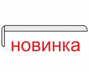 Перекладина наличника плоский телескоп. 100*6*2050мм. ЭКО-шпон Ясень светлый